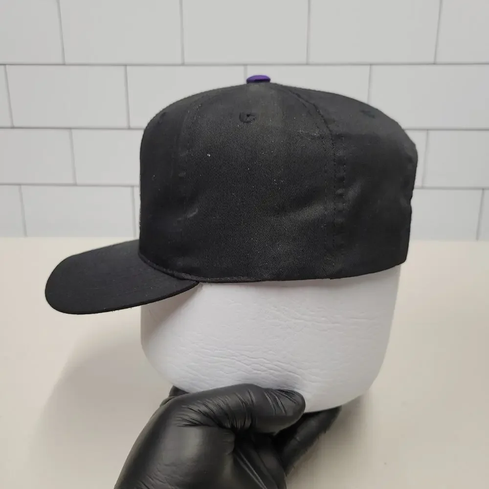 Lot of 7 Youth Colorado Rockies MLB Snapback Hats Outdoor Cap Black Purple S/M